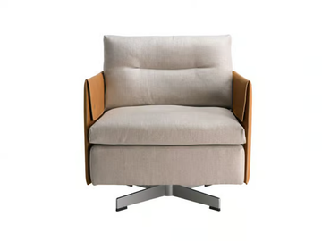 GRANTORINO - Swivel armchair by Poltrona Frau - view 2